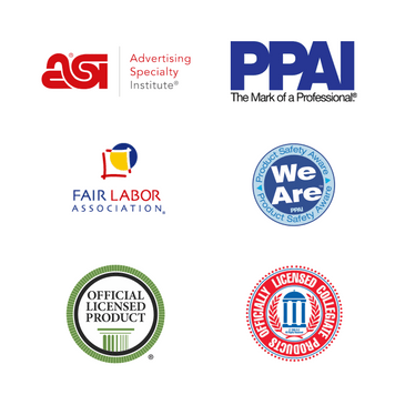 Garment Graphics affiliations and memberships - ASI and PPAI industry associations.  We are proud members of the FLA, Fair Labor Association and for PPAI have achieved Product Safety continuing education.