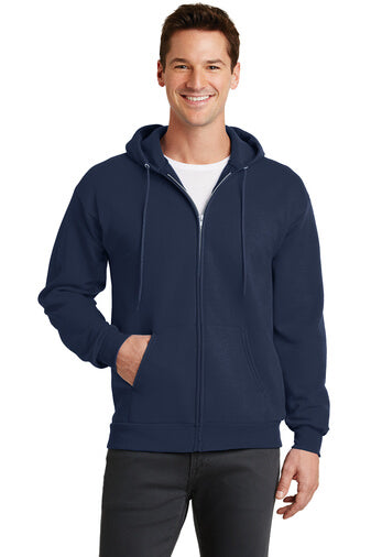 Your Name Here - Port & Company - Core Fleece Full-Zip Hooded Sweatshirt