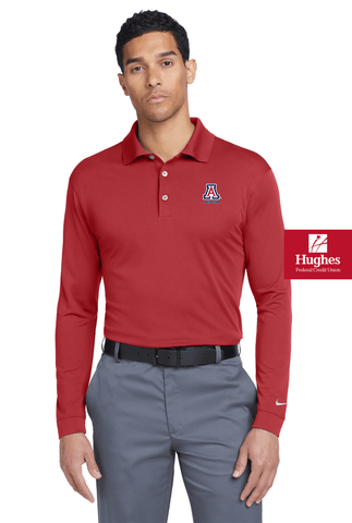 HFCU Nike Long Sleeve Polo
