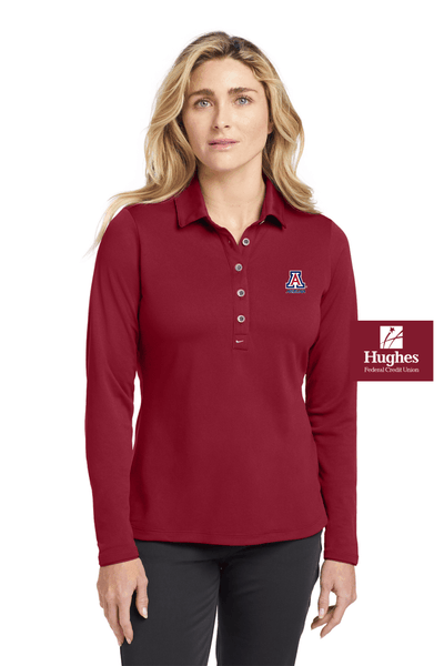 HFCU Nike Women's Long Sleeve Polo