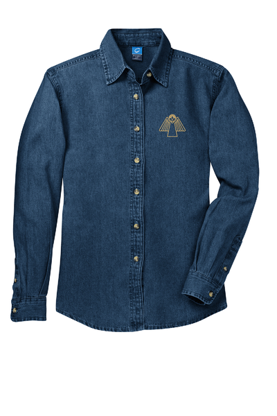 Angel Charity Ladies Denim Button Down