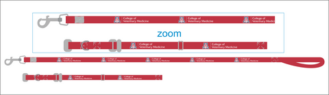 Exclusive UA Vet Med Dog Leash & Collar